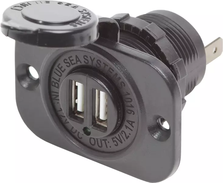 Blue Sea 2,1A Dual USB chargers - Veneen pistorasiat ja pistokkeet - D248776 - 1