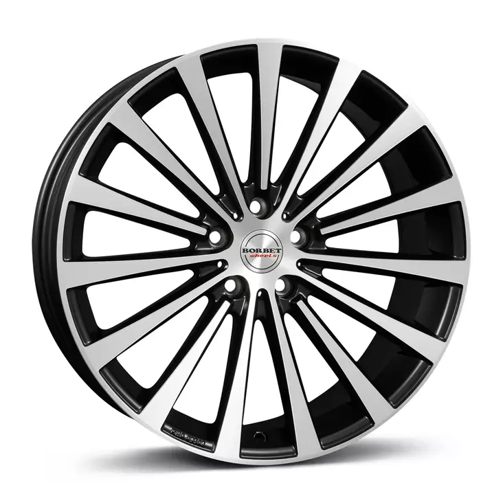 Borbet BLX-10020 black polished matt alumiinivanne 10x20 - 20-tuumaiset alumiinivanteet - 499-93646 - 1
