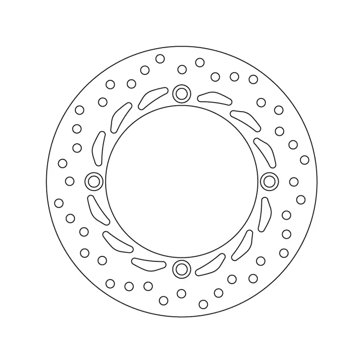 Brembo Serie Oro jarrulevy - Moottoripyörän jarrulevyt - D122876 - 1