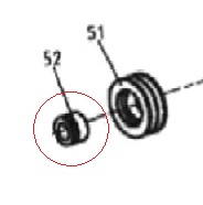 Bronco Hihnapyörän laippa niittyleikkuri 77-12490 - Työlaitteiden varaosat ja tarvikkeet - D460606 - 1