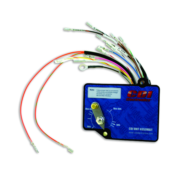 Cdi Elec. Yamaha Ignition Pack - 3 Cyl. 40/50HP (1989-94) - Perämoottorin CDI boksit - D186006 - 1