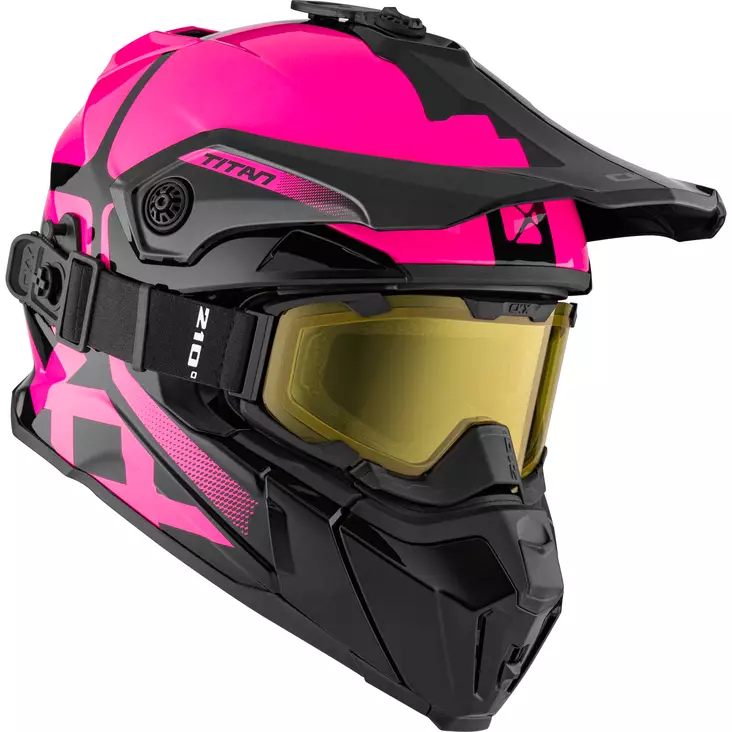 CKX Kypärä + Lasit TITAN Polar Pinkki - Kelkkakypärät - D404136 - 1