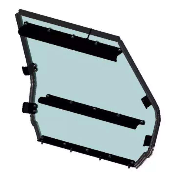 DFK Takapaneeli kokoonpano Polaris RZR 570 2015- - DFK hyttien varaosat ja tarvikkeet - D503546 - 1