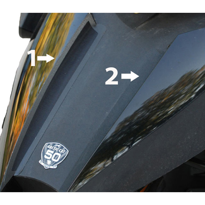 Frogzskin Arctic Cat F/XF/M Inner Hood Kit 2012- (2pc) - Moottorikelkan ilmanotto kalvot - D148296 - 1