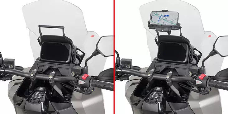Givi Fairing Upper Brac. Honda Adv 350 (2025) - Moottoripyörän katteet ja tuulenohjaimet - D530216 - 1