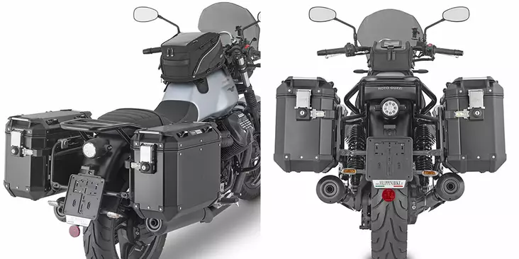 Givi PANN. HOLDER MOTO GUZZI V7 STONE (2021) - Kiinnityssarjat ja tavaratelineet - D438626 - 1