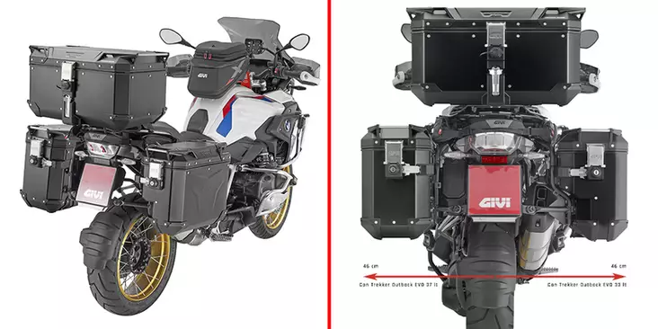 Givi Pannier Holder Bmw R1250Gs (19-23) - Kiinnityssarjat ja tavaratelineet - D501526 - 1