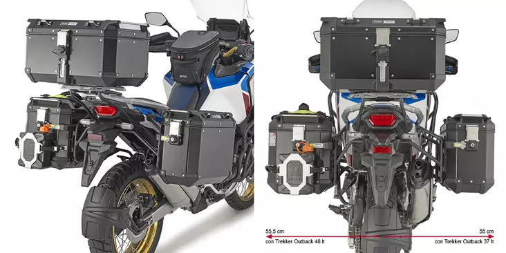 GIVI RAPID RELEASE SIDE CASE HOLDER - Kiinnityssarjat ja tavaratelineet - D355066 - 1