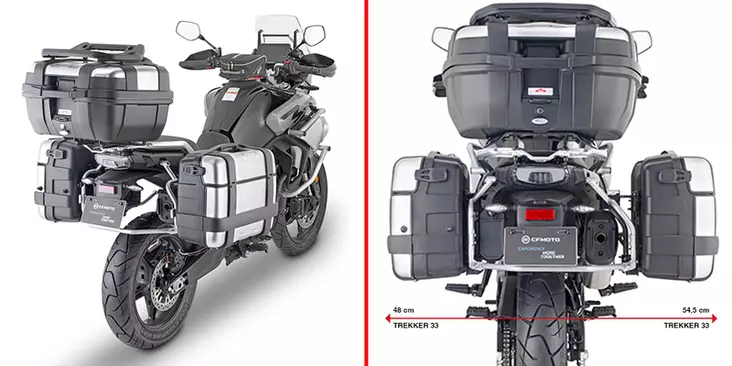 Givi Specific pannier holder for MONOKEY® side-cases - Kiinnityssarjat ja tavaratelineet - D457036 - 1