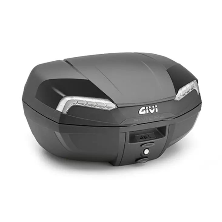 Givi Topc. 46L Riviera Black Cover Smoke Ref. - Moottoripyörän kovat laukut - D520306 - 1