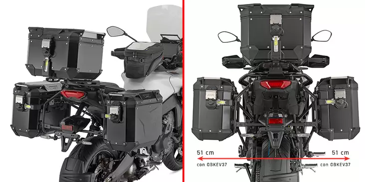 Givi Tub.Pann.Hol. Yamaha Tracer 9GT GT+ '25 - Kiinnityssarjat ja tavaratelineet - D530286 - 1