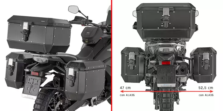 Givi Tub. Pannier Hol. CF MOTO 800MT-X (2025) - Kiinnityssarjat ja tavaratelineet - D530196 - 1