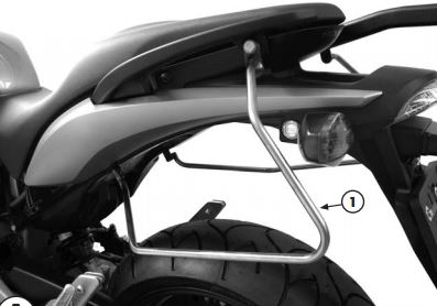 Givi Tubular side holder for soft luggage - Kiinnityssarjat ja tavaratelineet - D120816 - 1