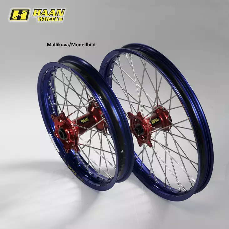 Haan wheel CR 125/250-CRF 250/450 95- 21-1,60 RED/BLUE - Moottoripyörän vanteet - D153436 - 1