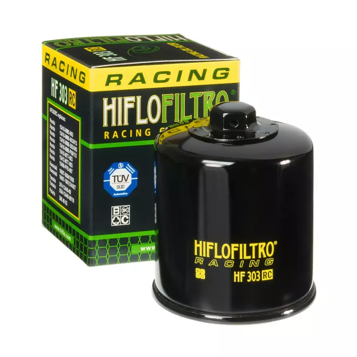 HiFlo öljynsuodatin HF303RC (Racing 17mm) - Mönkijän öljynsuodattimet - D158476 - 1