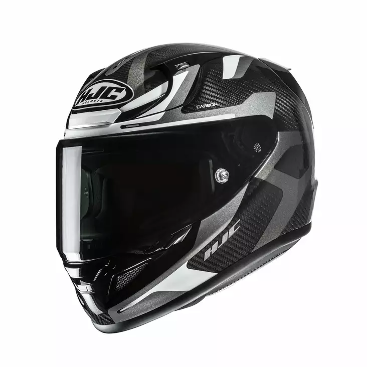 HJC Kypärä RPHA 12 Carbon Xentra Musta/Valkoinen/Harmaa MC5 - Umpikypärät - D524936 - 1
