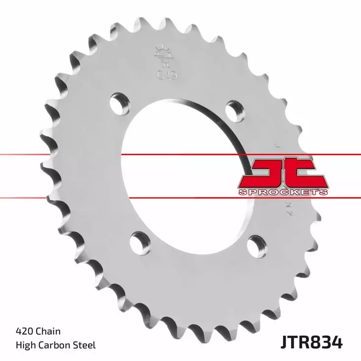 JT Rear Sprocket JTR834.25 - Moottoripyörän eturattaat - D499666 - 1