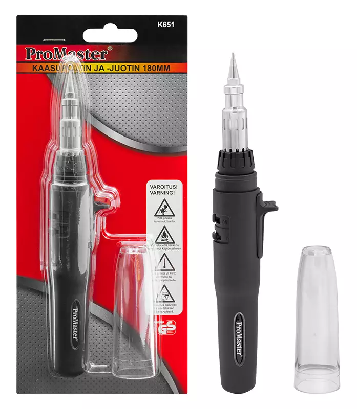 Kaasupoltin ja -juotin 180mm - Juotoskolvit - LX1326 - 1