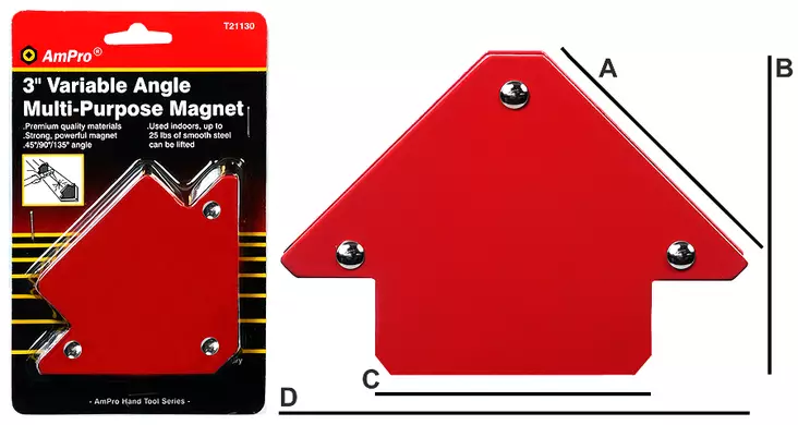 Magneettikulma 11kg - Suorakulmat - LX1486 - 1