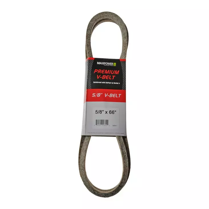 Maxpower Hihna, Kevlar, 5/8" x 57" - Ruohonleikkurin yleismalliset hihnat - D459436 - 1