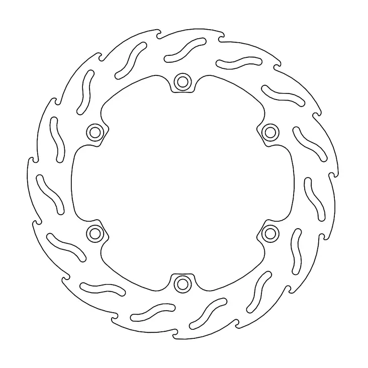 Moto-Master Flame Jarrulevy taakse Pan European, ABS, ST 1300 - Moottoripyörän jarrulevyt - D244136 - 1