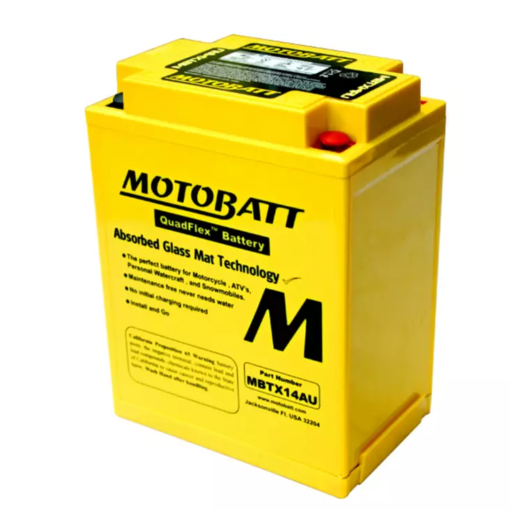 Motobatt MBTX14AU akku moniin moottoriajoneuvoihin - Akut - D156166 - 1