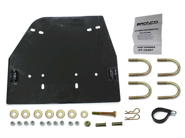 Bronco puskulevyn kiinnikesarja Polaris XP - Mönkijän Bronco puskulevyn asennussarjat - D95256 - 1