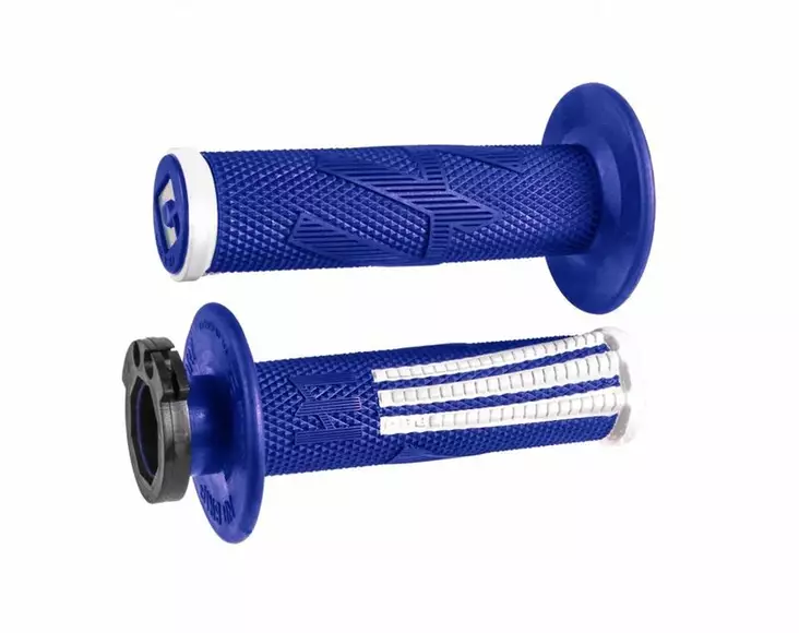 ODI EMIG PRO V2 Lock-On Grip BLUE / White - Moottoripyörän kahvakumit - D509886 - 1