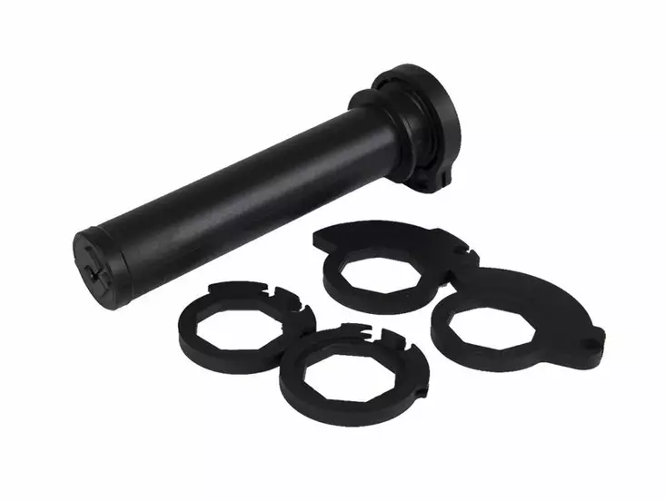 ODI Fusion OE RPLC Throttle Tube MX 7/8" BLACK Injection Molded Plastic - Moottoripyörän ohjaustangon muut osat - D510076 - 1