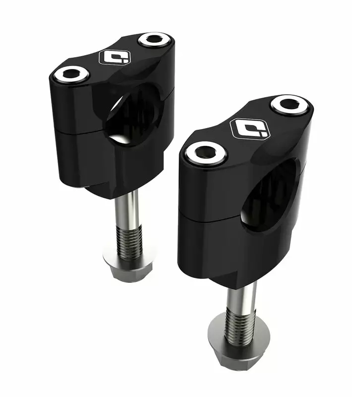 ODI MX BAR MOUNTS-OEM REPLACEMENT 7/8" (Drop-In Style) Shot Peened BLACK - Moottoripyörän ohjaustangon kiinnikkeet - D510066 - 1