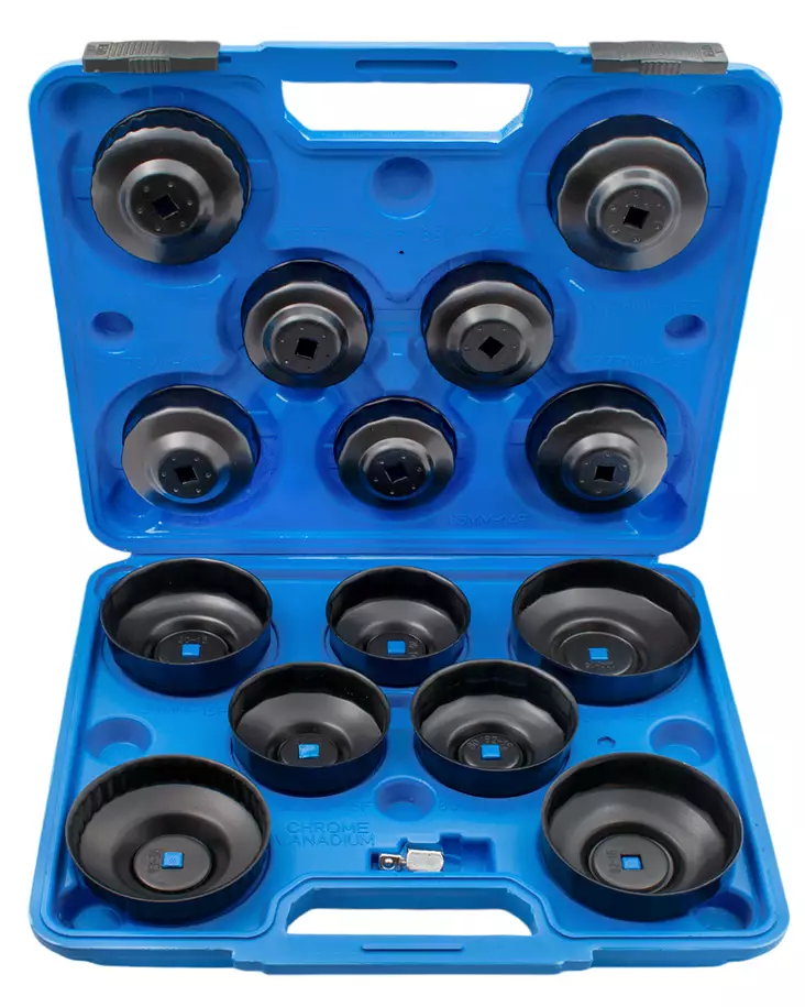 Öljynsuodatinavainsarja kuppi 14-os - Öljyproppu ja suodatinavaimet - LX17656 - 1