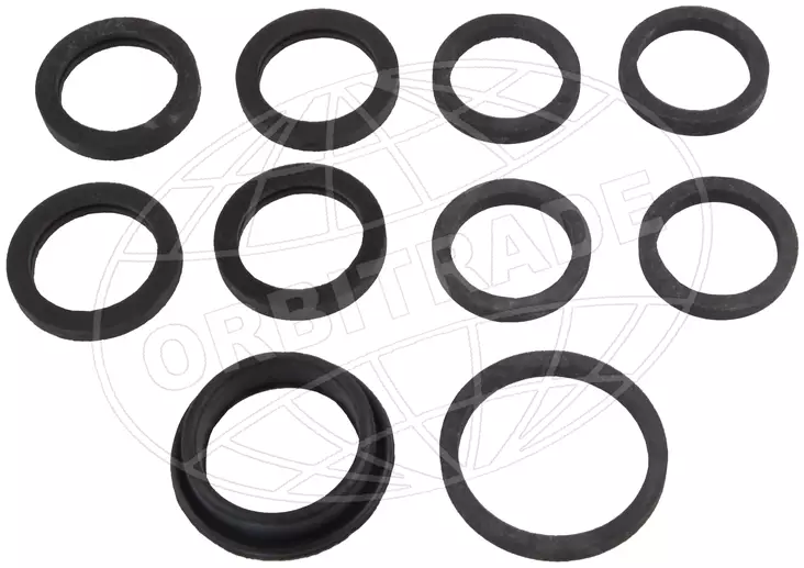Orbitrade, gasket set - Sisäperämoottorin vesiputken tiivisteet - D158926 - 1