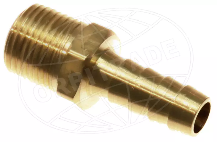 Orbitrade polttoaineliitin 1/4 npt x 5/16 - Perämoottorin polttoainehanat ja -liitti - D158796 - 1