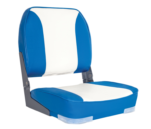 OS DELUXE FOLD DOWN SEAT UPHOLSTERED BLUE/WHITE - Veneen istuimet ja tuolit - D241106 - 1