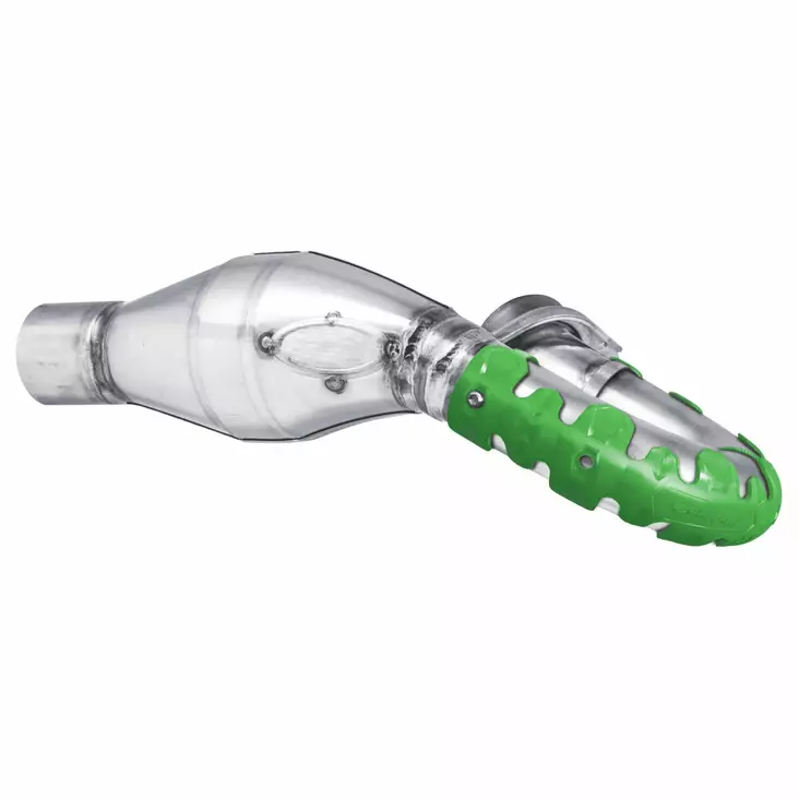 Polisport Armadillo Head Pipe Guard 4T - short version green (6) - Moottoripyörän pakoputken osat - D344136 - 1