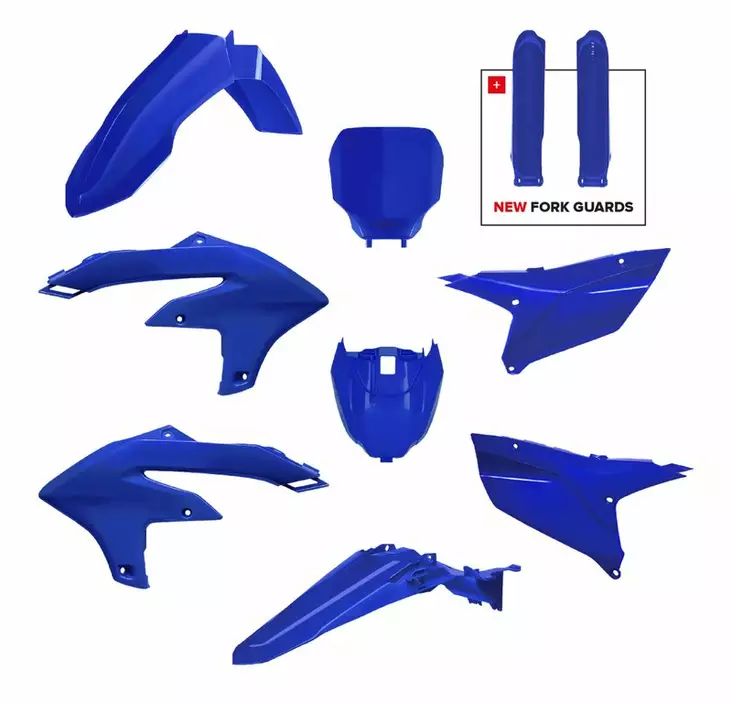 Polisport Full kit Yamaha YZ450F 23-25 YZ250F 24-.. Blue/Bue - Offroad muovisarjat - D536276 - 1