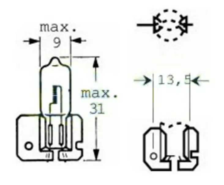 Polttimo H2 12v 55w x511 - Polttimot ja led-nauhat - D495166 - 1