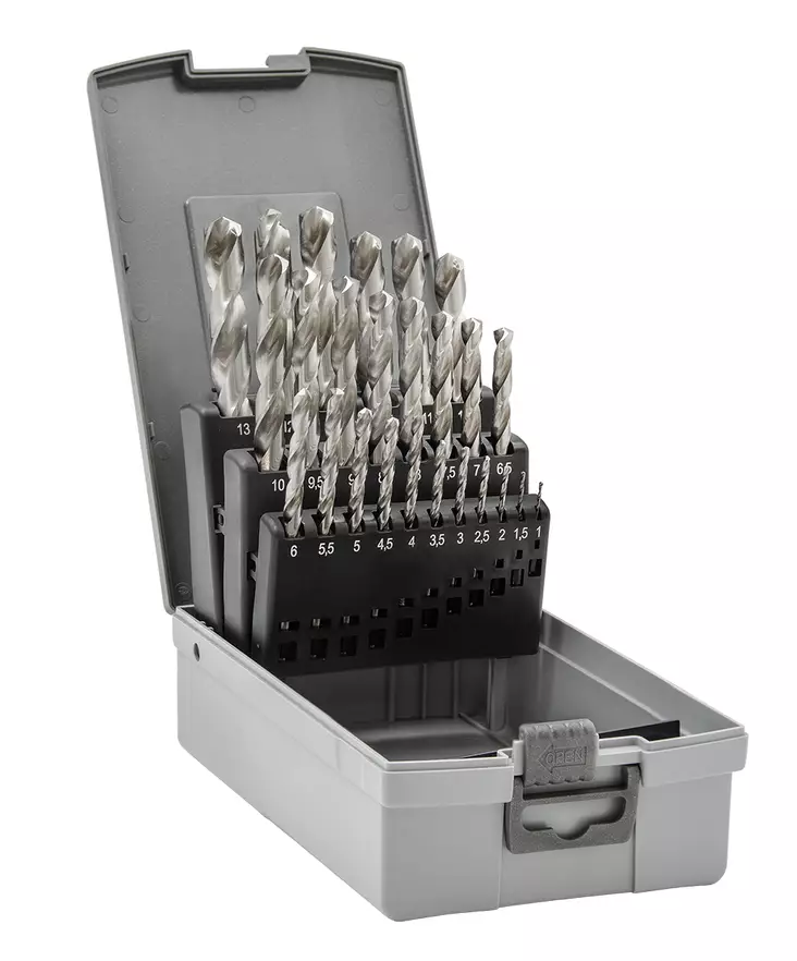 PORANTERÄSARJA HSS-G 25-OS 1-13MM DIN 338 - Metallinporaus - LX19526 - 1