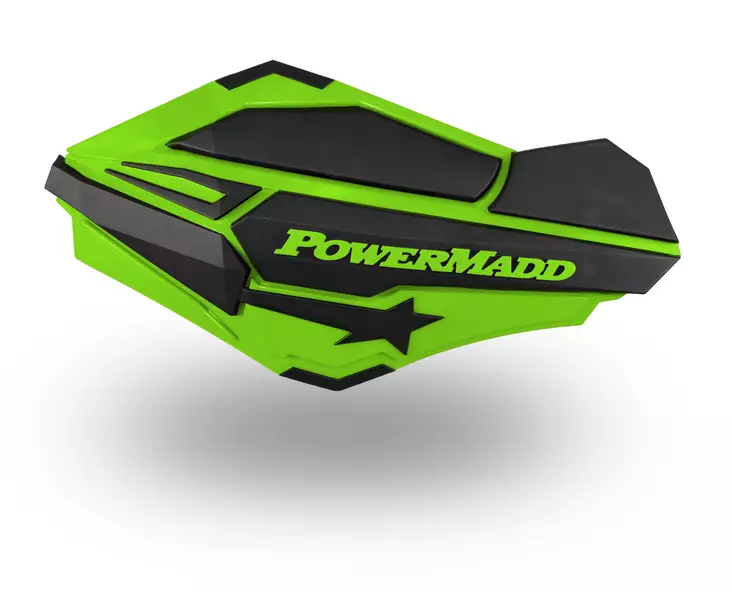 Powermadd Käsisuoja Sentinel Kawasaki Vihreä/musta - Moottorikelkan käsisuojat - D202236 - 1