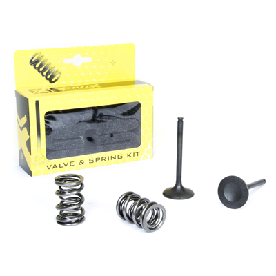 ProX Steel Exhaust Valve/Spring Kit KX450F '09-18 - Moottoripyörän sylinterikannet - D137956 - 1