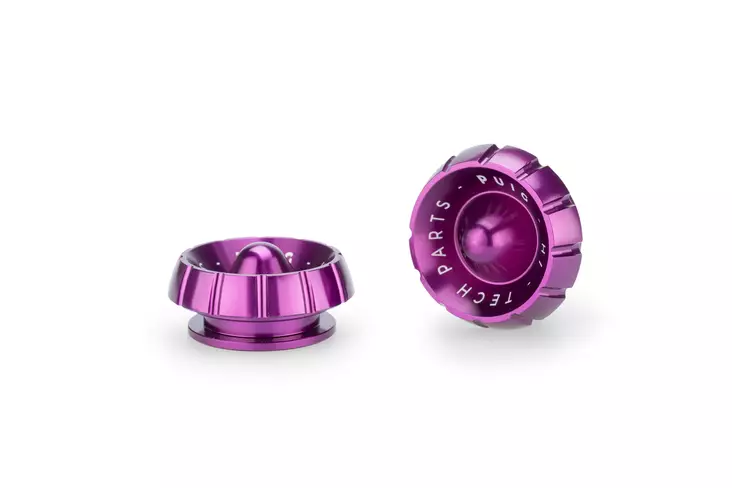 Puig Cap Bar End Mod. Thruster Universal C/Purple - Ohjaustangon päät ja painot - D523696 - 1