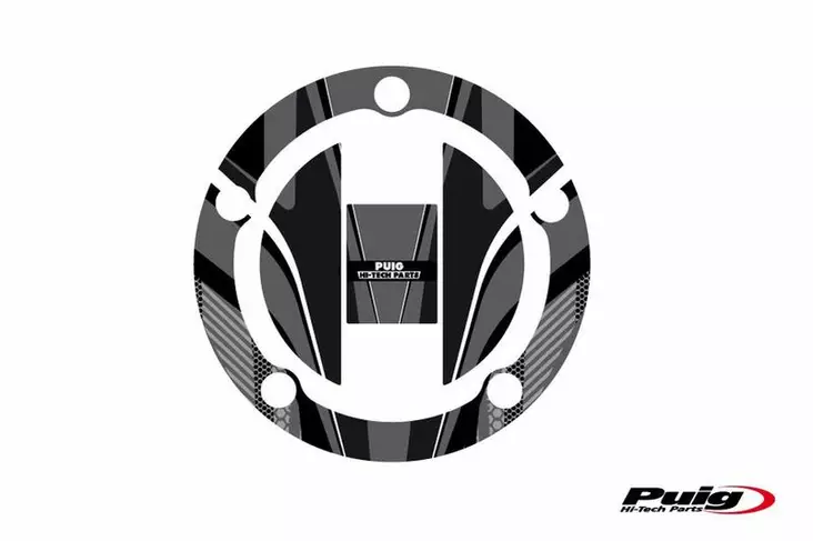 Puig Fuel Cap Cover Radical Suzuki C/Gray - Mallikohatiset tarrasarjat - D299516 - 1