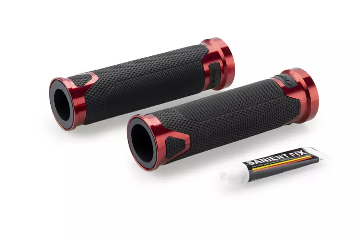 Puig Grips By Pair Puig Hi-Tech Revving 123Mm C/Red - Motorsport varaosat ja tarvikkeet - D539726 - 1