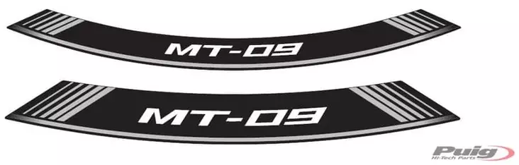 Puig Kit 8 Rim Strips Mt-09 C/Silver - Moottoripyörän vanneteipit - D302006 - 1