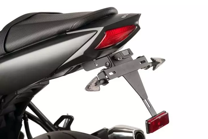 Puig License Support Suzuki Sv650 16-18'/Sv650X 18' - Moottoripyörän rekisterikilven telineet - D301716 - 1