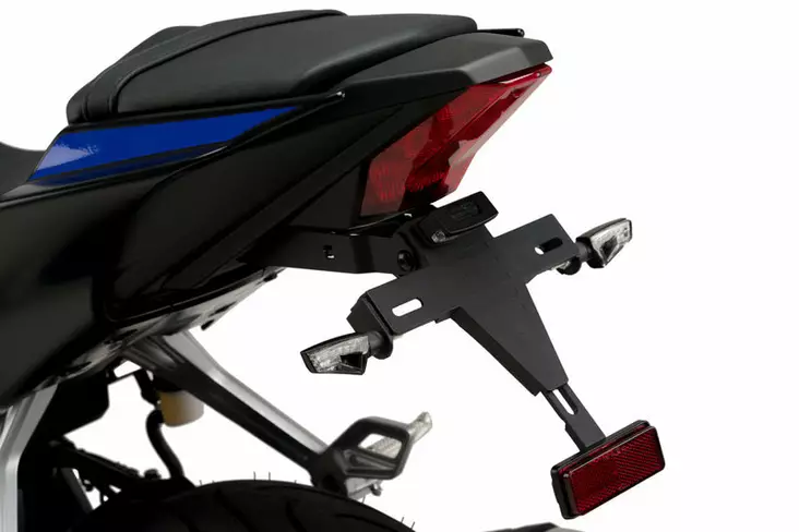 Puig License Support Yamaha Yzf-R125 19'- C/Black - Moottoripyörän rekisterikilven telineet - D337526 - 1