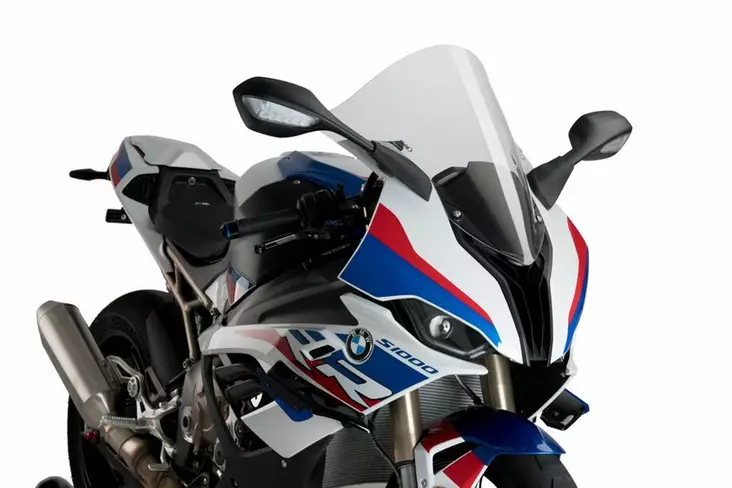 Puig R-Racer Racing Bmw S1000Rr 19' C/Clear - Moottoripyörän katteet ja tuulenohjaimet - D337836 - 1