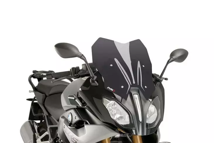 Puig Racing Screen Bmw R1200 Rs 15'-18' C/Dark Smoke - Moottoripyörän katteet ja tuulenohjaimet - D300986 - 1
