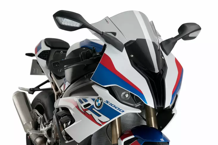 Puig Racing Screen Bmw S1000Rr 19'- C/Smoke - Moottoripyörän katteet ja tuulenohjaimet - D337656 - 1