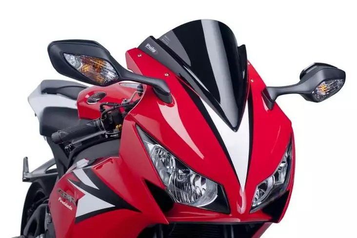 Puig Racing Screen Honda Cbr1000Rr 12-16 C/Black - Moottoripyörän katteet ja tuulenohjaimet - D299156 - 1